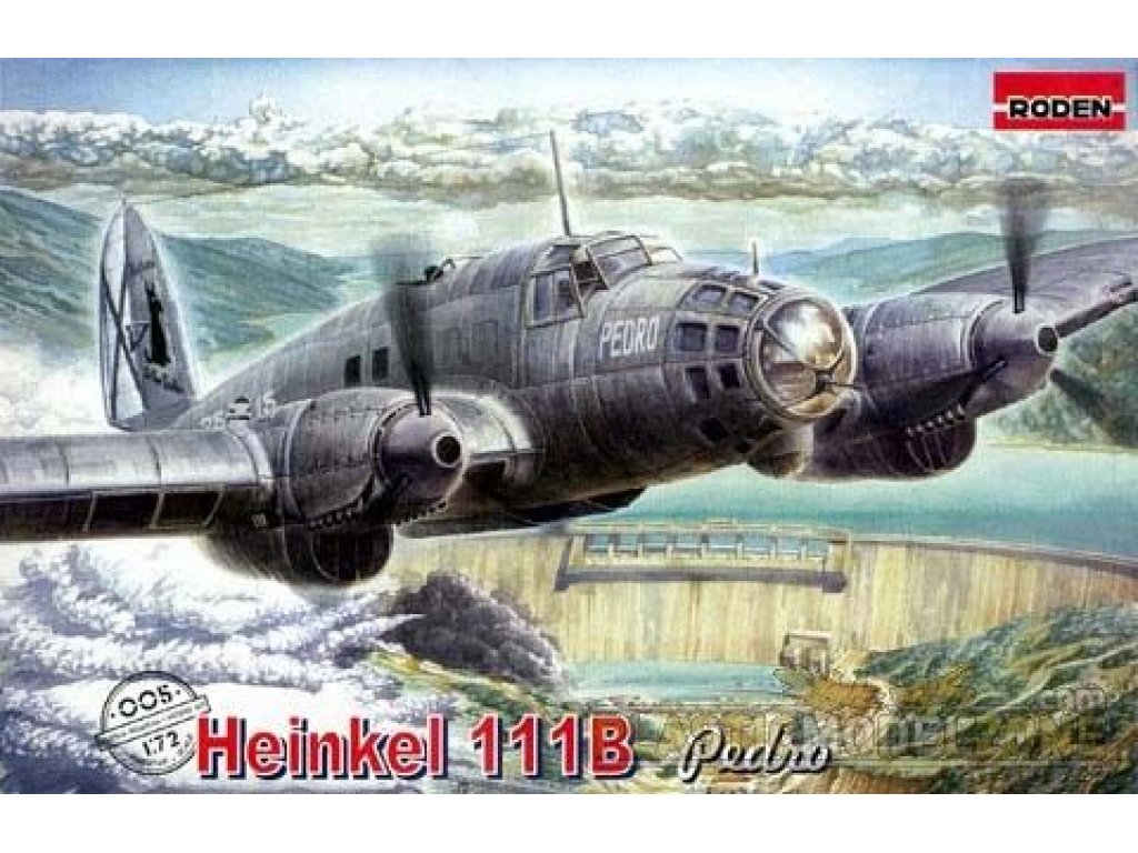 RODEN 1/72 Heinkel He-111B-1 Pedro