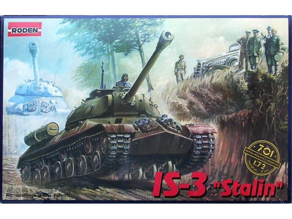 RODEN 1/72 IS-3 Soviet Tank