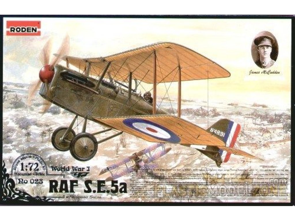 RODEN 1/72 RAF S.E.5a w/Hispano Suiza