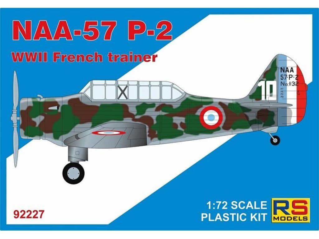 RS MODELS 1/72 NAA-57 P-2 French WWII Trainer (5x camo)