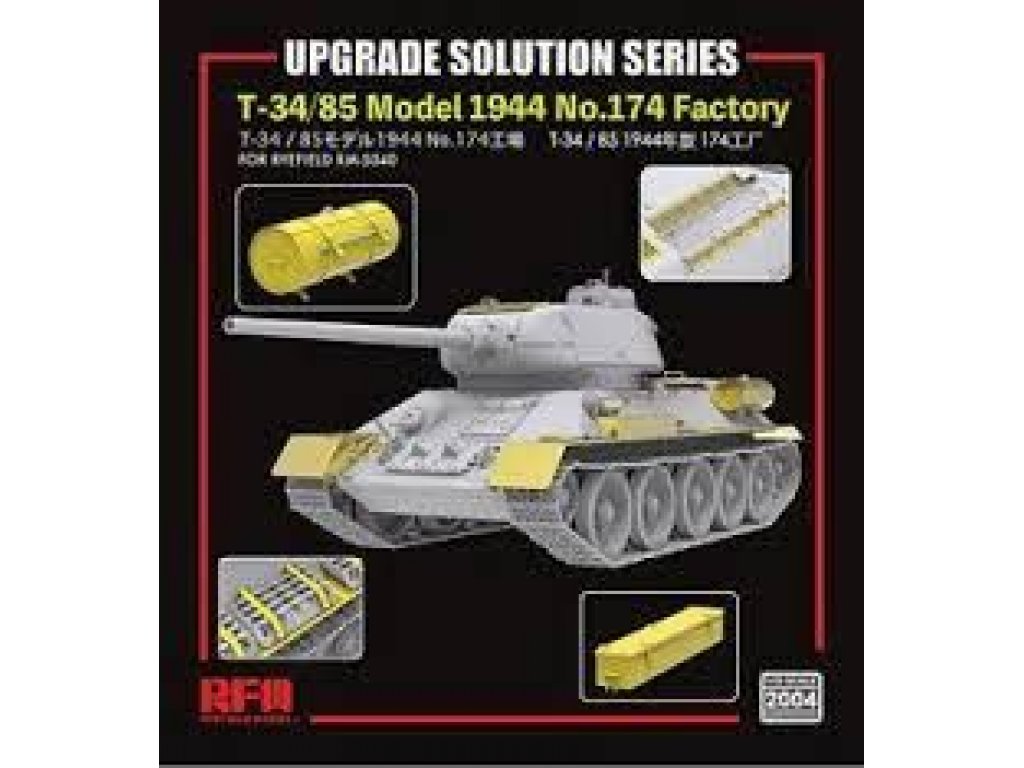 RYE FIELD 1/35 PE-Upgrade solution for T-34/85