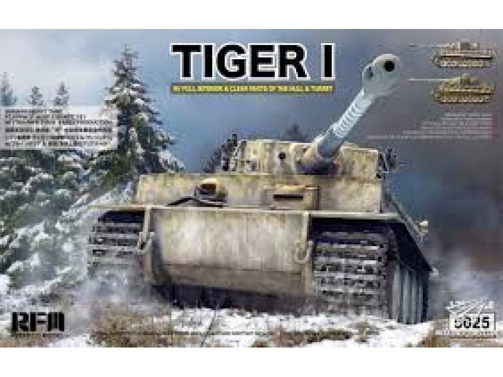 RYE FIELD 1/35 Tiger I Early w/Full Interior  Wittmann Tiger