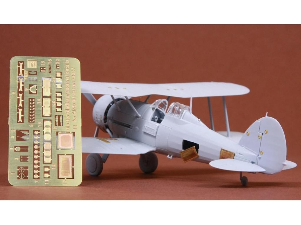 SBS MODEL 1/72 Gloster Gladiator - exterior PE set (AIRF)