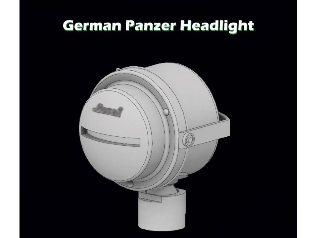 SBS MODELS 1/35 German Panzer Headlight WWII (3 pcs.)