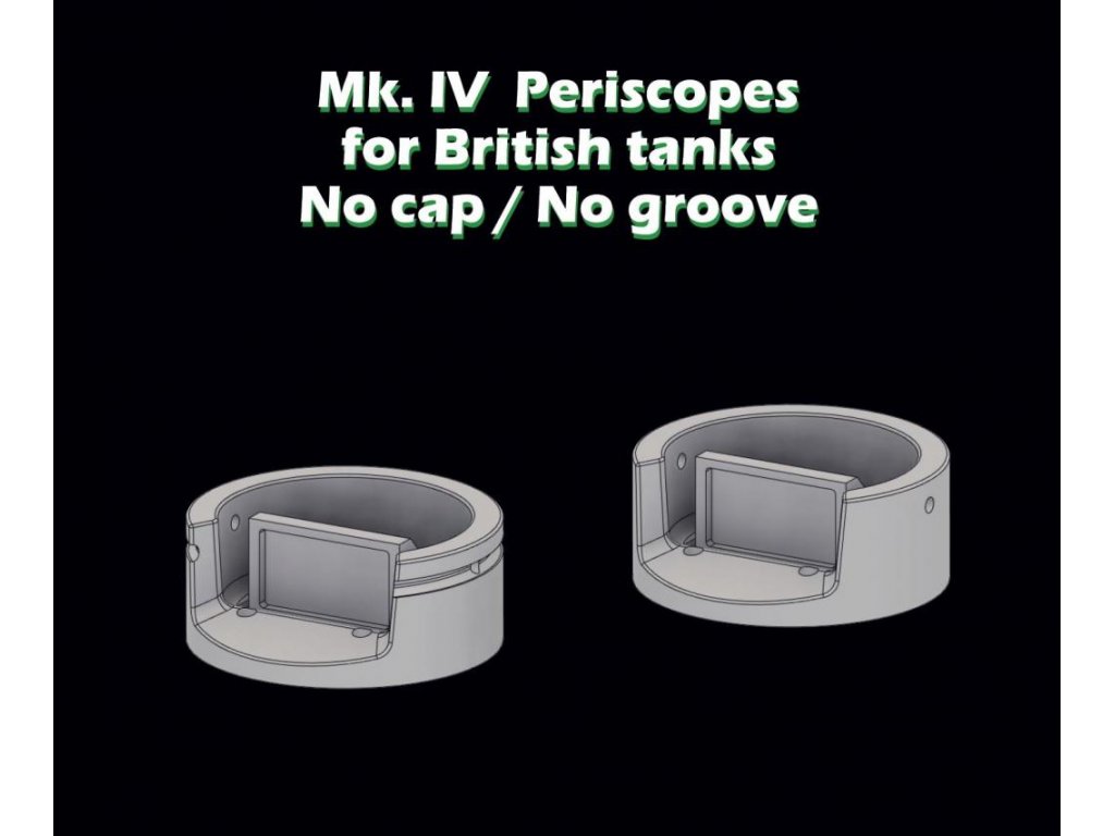 SBS MODELS 1/35 Mk.IV Periscopes for British tanks (3D)