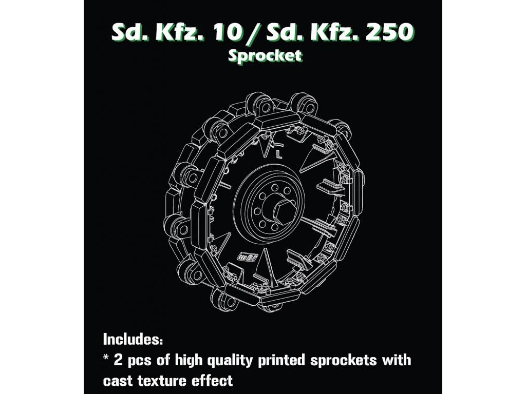 SBS MODELS 1/35 Sd.Kfz.10 / Sd.Kfz. 250 - Sprocket for DRA