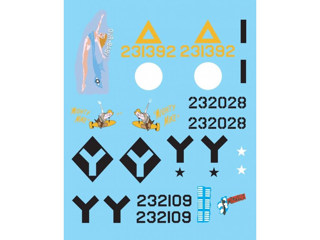 SBS MODELS 1/48 Decal B-17G 'US 15th Air Force in Italy'