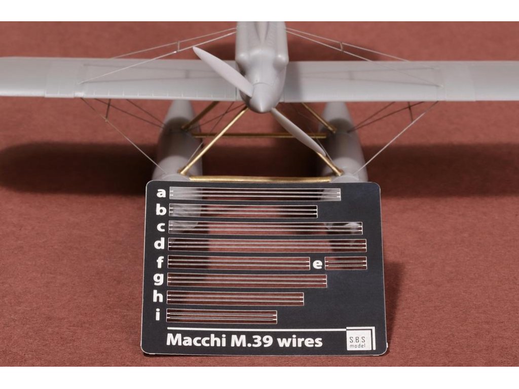 SBS MODELS 1/72 Macchi M.39 rigging wire (PE set)