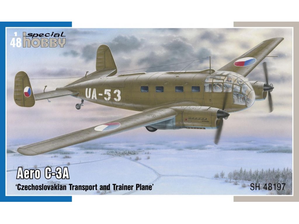 SPECIAL HOBBY 1/48 Aero C-3A Czechoslovak Transport Trainer Plane