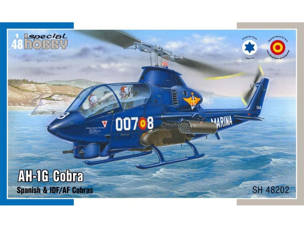 SPECIAL HOBBY 1/48 AH-1G Cobra Spanish & IDF/AF Cobras