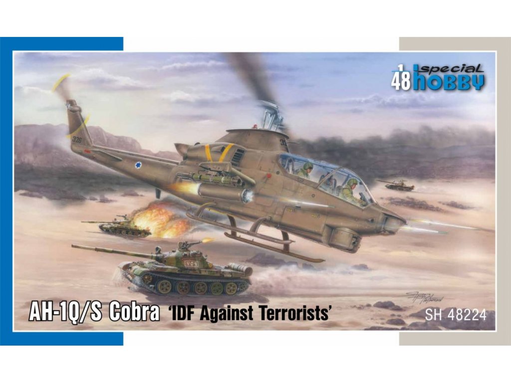 SPECIAL HOBBY 1/48 AH-1Q/S Cobra IDF Against Terrorists