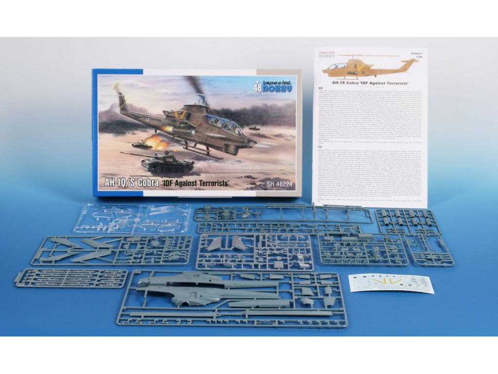 SPECIAL HOBBY 1/48 AH-1Q/S Cobra IDF Against Terrorists