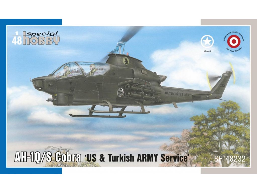 SPECIAL HOBBY 1/48 AH-1Q/S Cobra US&Turkish ARMY Service