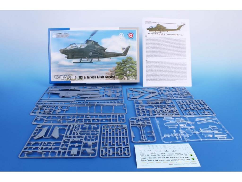 SPECIAL HOBBY 1/48 AH-1Q/S Cobra US&Turkish ARMY Service