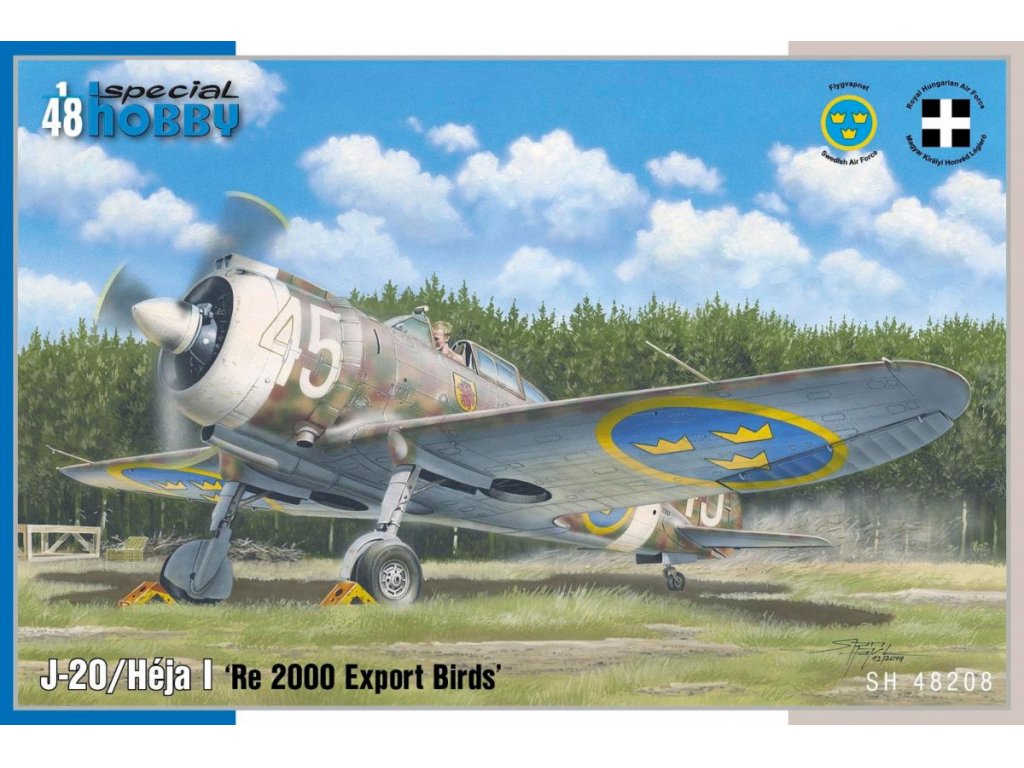 SPECIAL HOBBY 1/48 J-20/Héja I Re 2000 Export Birds (4x camo)