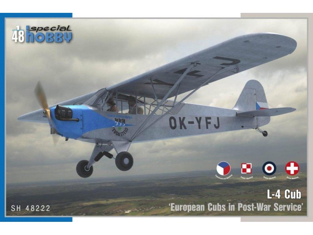 SPECIAL HOBBY 1/48 L-4 Cub European Cubs in Post-War Service