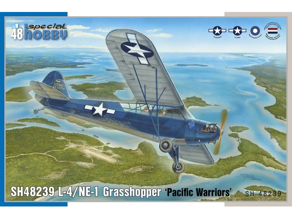 SPECIAL HOBBY 1/48 L-4/NE-1 Grasshopper Pacific Warriors