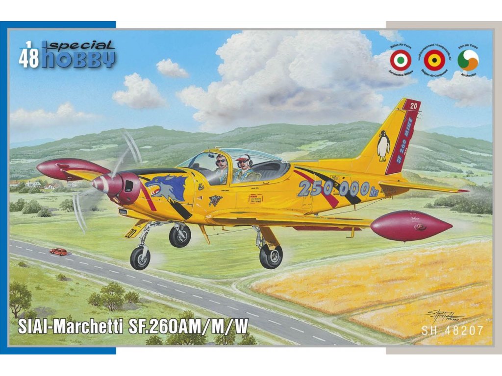 SPECIAL HOBBY 1/48 SIAI-Marchetti SF.260AM/M/W (3x camo)