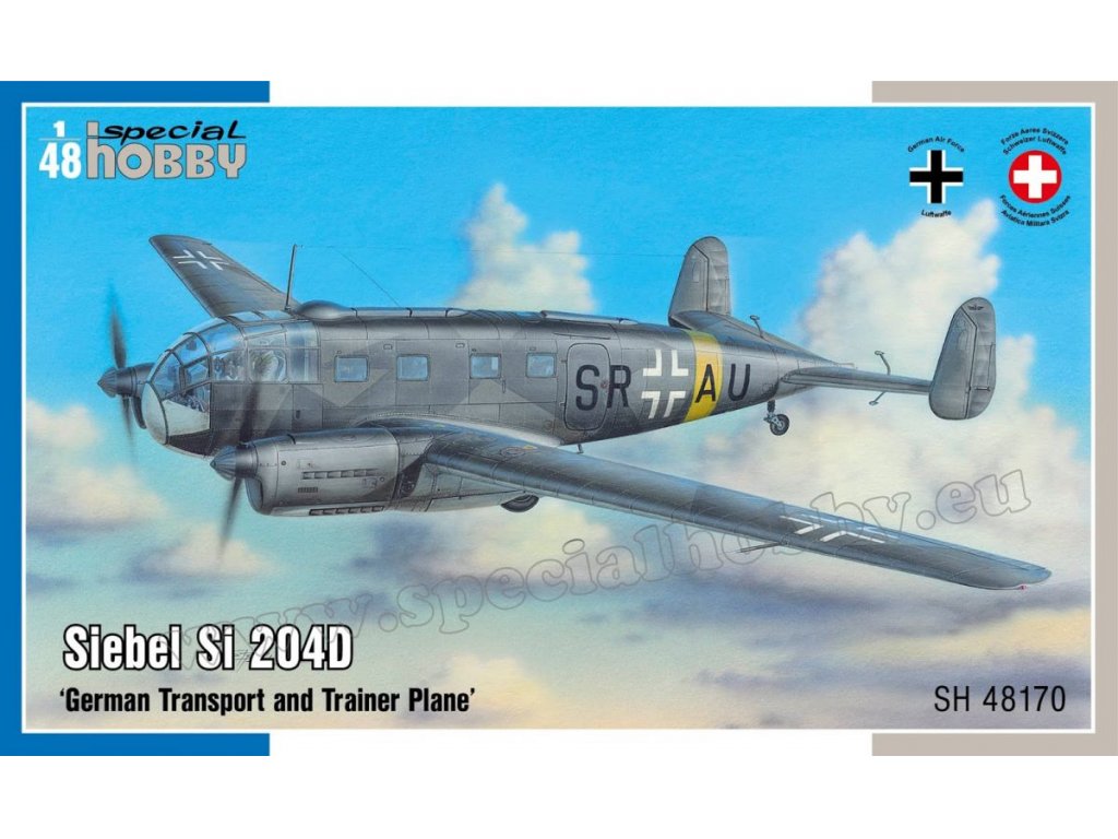 SPECIAL HOBBY 1/48 Siebel Si 204D  Transport and Trainer Plane