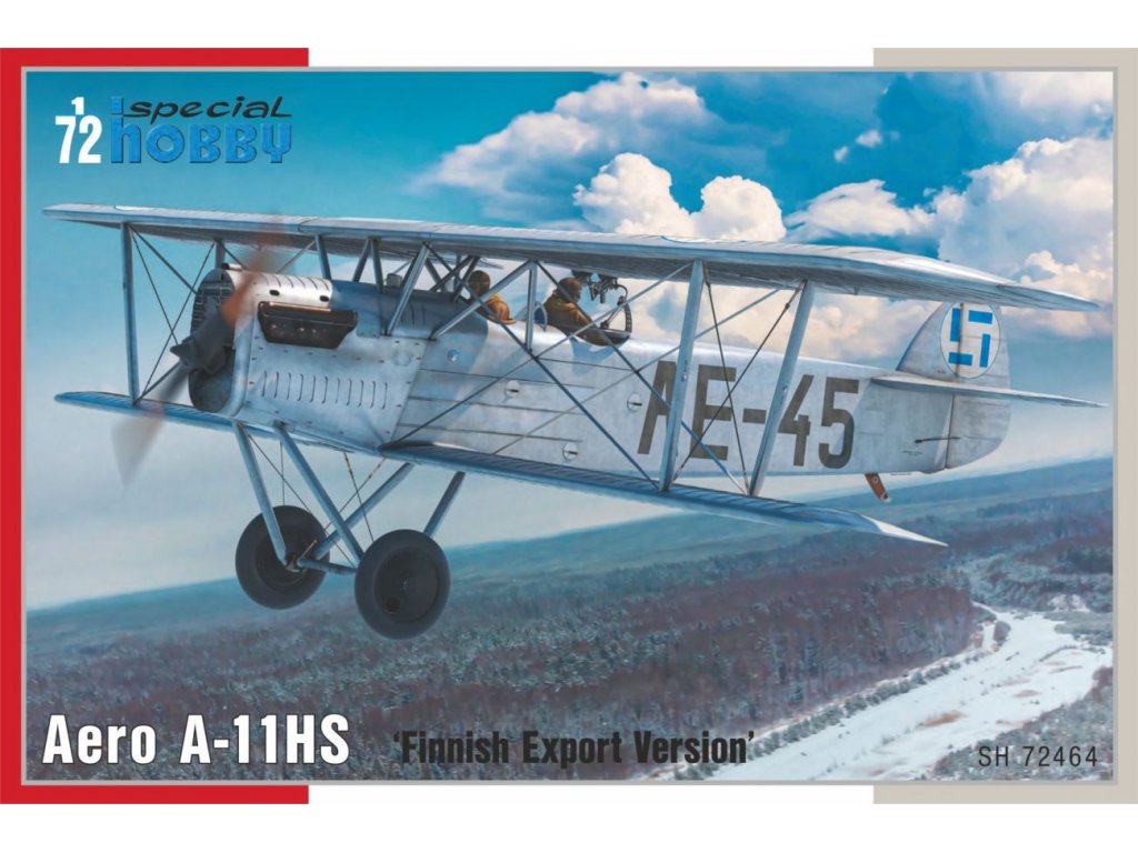 SPECIAL HOBBY 1/72 Aero A-11HS Finnish Export Version (4x camo)