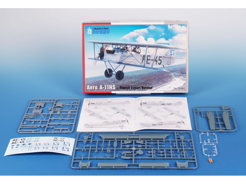 SPECIAL HOBBY 1/72 Aero A-11HS Finnish Export Version (4x camo)