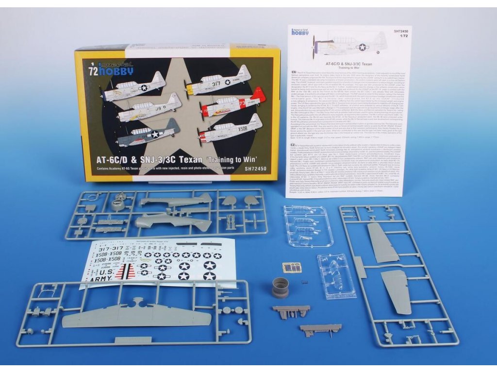 SPECIAL HOBBY 1/72 AT-6C/D & SNJ-3/3C Texan Training to Win ex-ACA