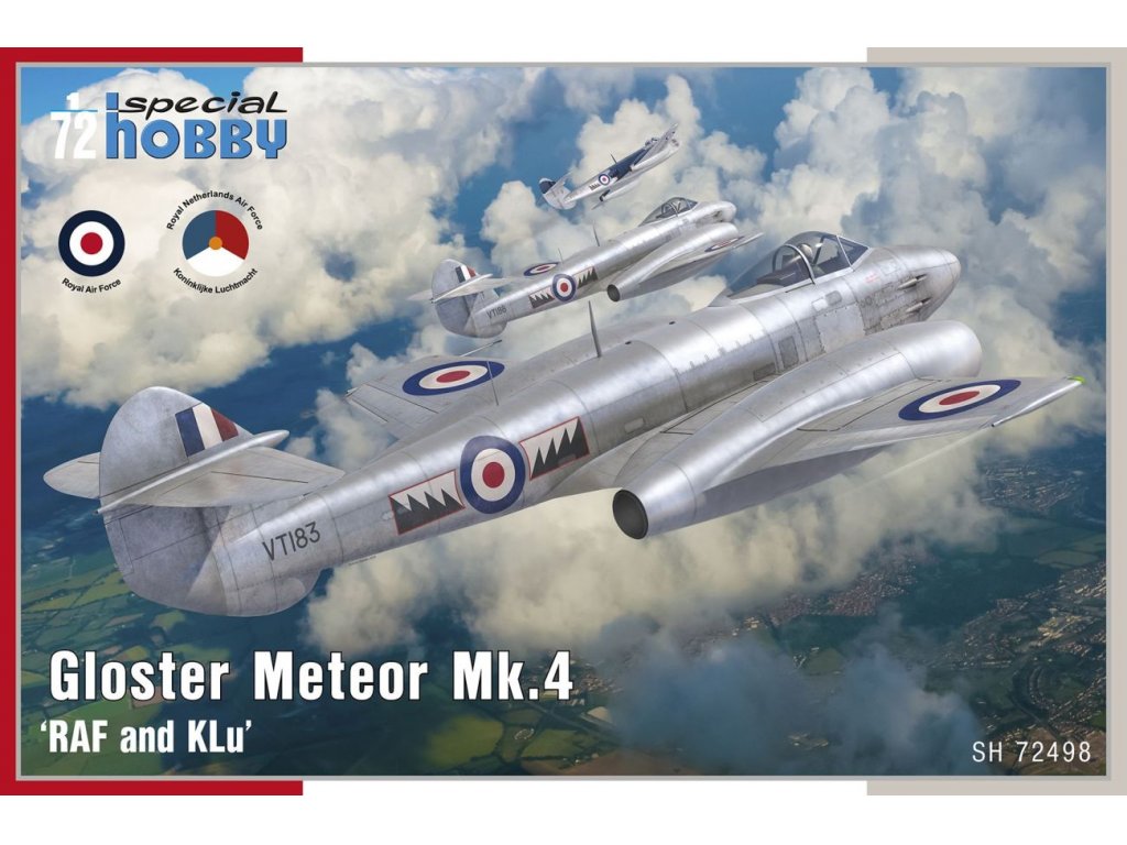 SPECIAL HOBBY 1/72 Gloster Meteor Mk.4 RAF and KLu