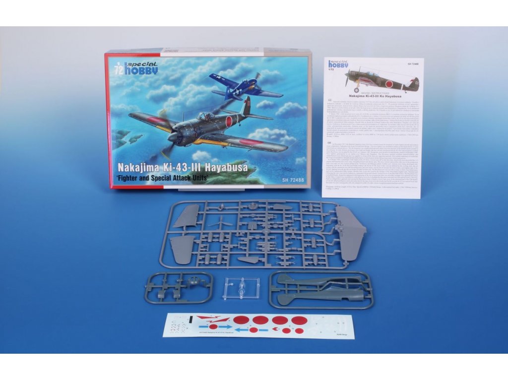 SPECIAL HOBBY 1/72 Ki-43-III Hayabusa Fighter&Spec.Attack Unit