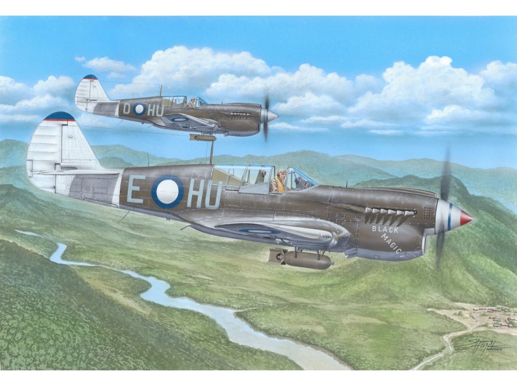 SPECIAL HOBBY 1/72 Kittyhawk Mk.IV Over Mediterranean&Pacific