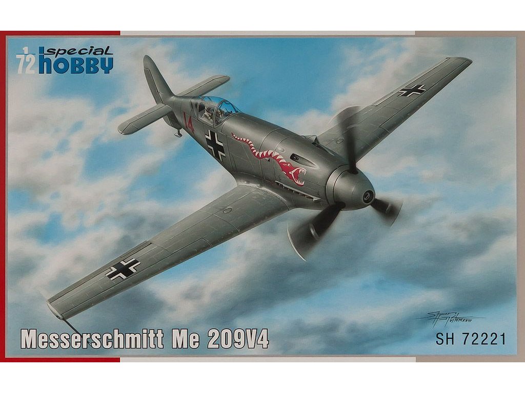 SPECIAL HOBBY 1/72 Messerschmitt Me 209V4 (2x camo)