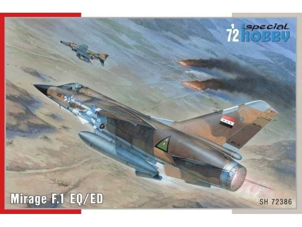 SPECIAL HOBBY 1/72 Mirage F.1 EQ/ED (4x camo) re-issue