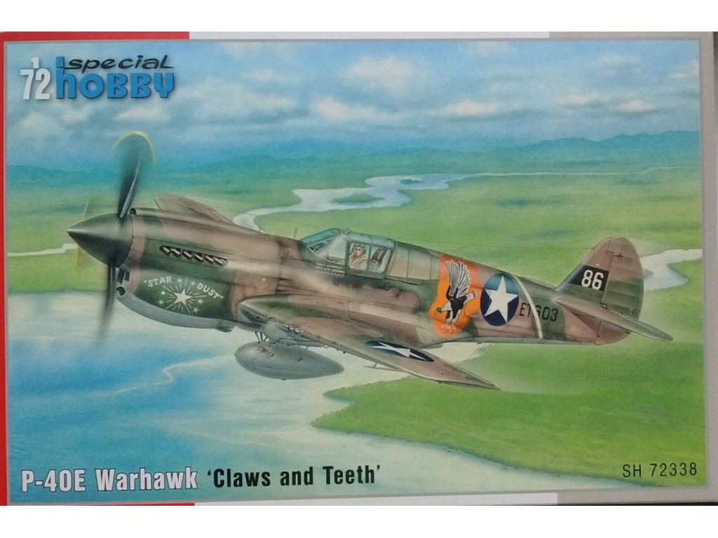 SPECIAL HOBBY 1/72 P-40E Warhawk Claws Teeth (4x camo)