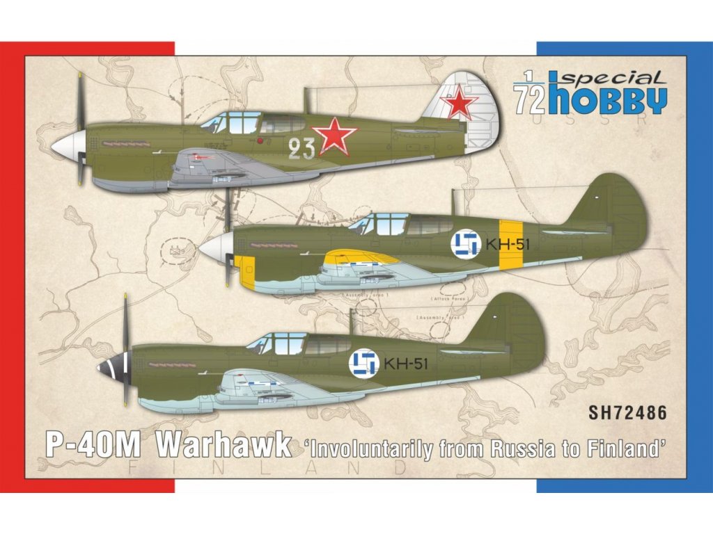 SPECIAL HOBBY 1/72 P-40M Warhawk Involved from Russia to Finland