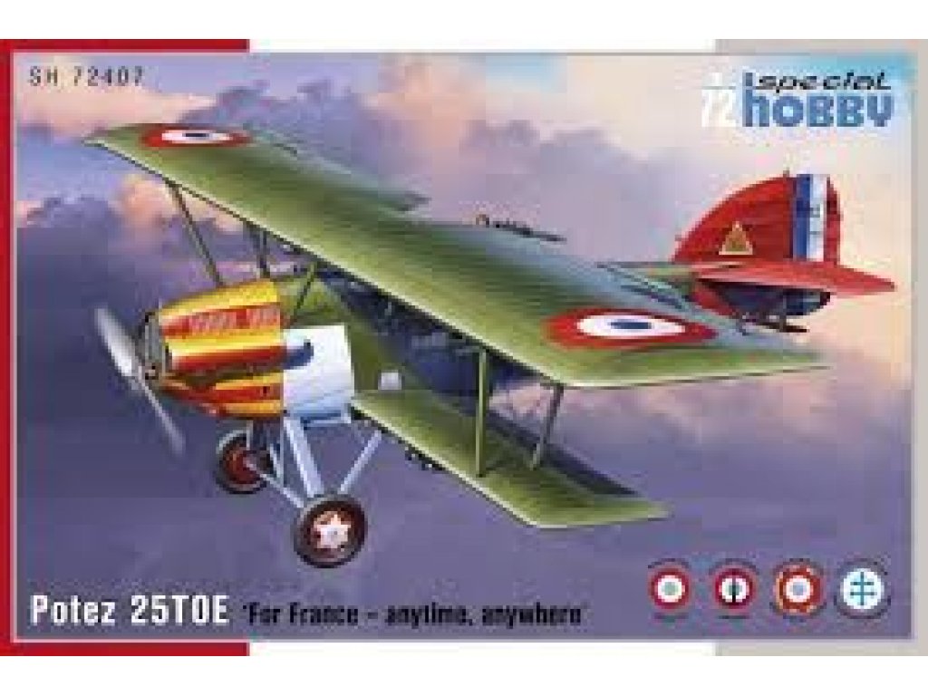 SPECIAL HOBBY 1/72 Potez 25 TOE For France