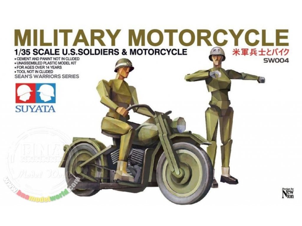 SUYATA 1/35 Military Motorcycle