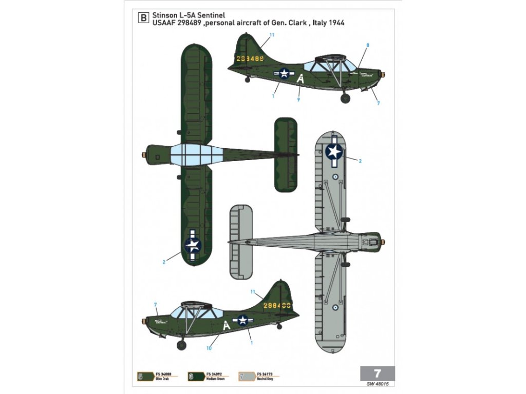 SWORD 1/48 48015 L-5A/Sentinel Mk.I