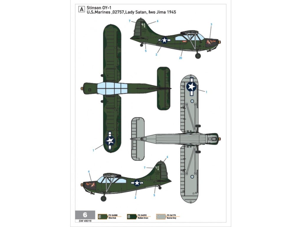 SWORD 1/48 48016 L-5B/OY-2/Sentinel Mk.II