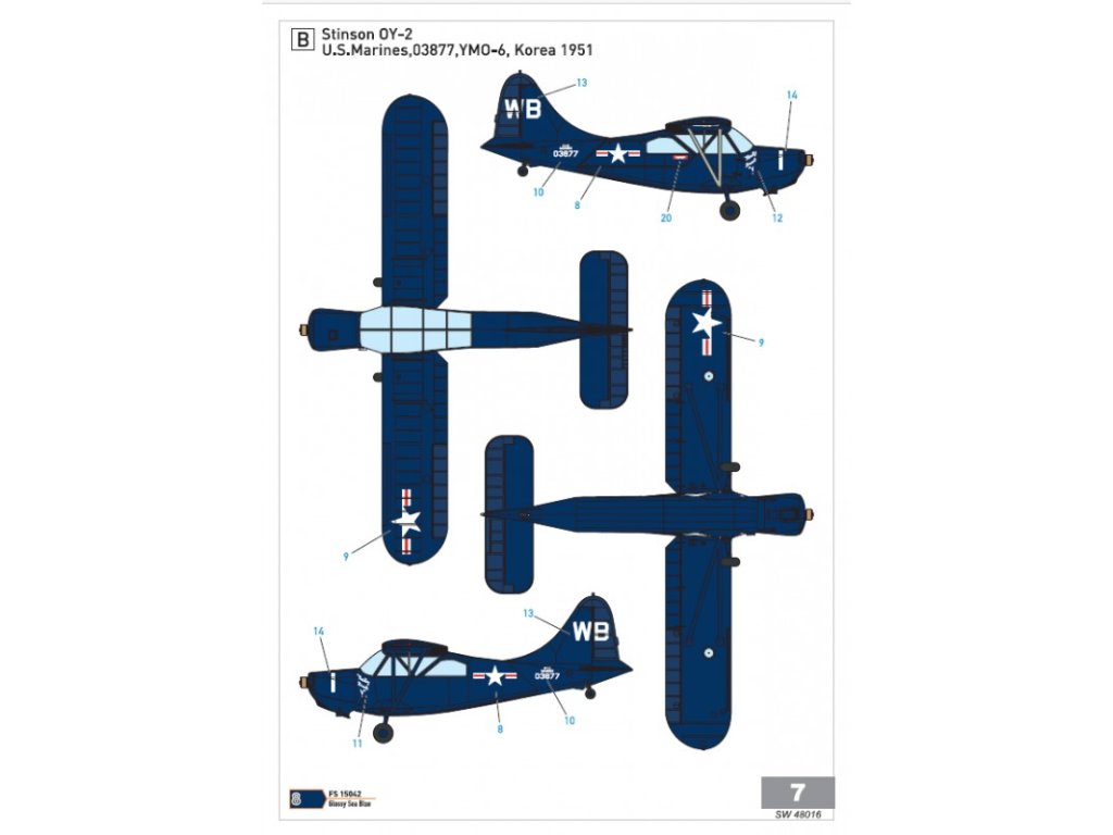 SWORD 1/48 48016 L-5B/OY-2/Sentinel Mk.II