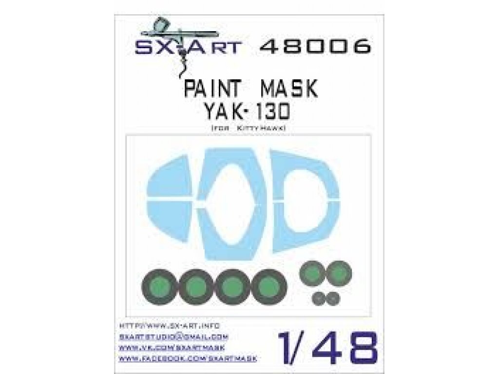 SX-ART 1/48 Yak-130 Painting Mask for KTH