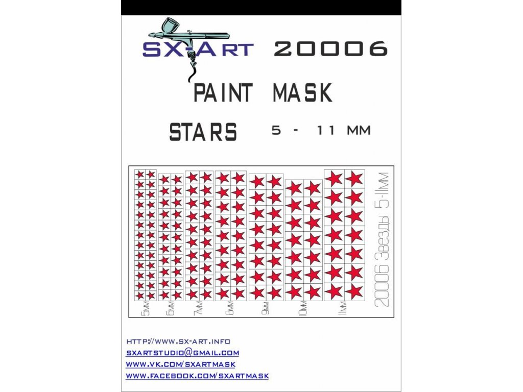 SX-ART Mask Stars 5 - 11mm
