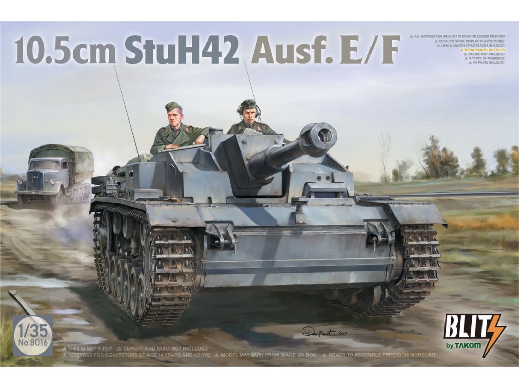 TAKOM 1/35 10,5 cm StuH 42 Ausf.E/F