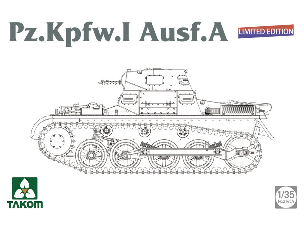 TAKOM 1/35 2145A Pz.Kpfw. I Ausf. A Limited Edition