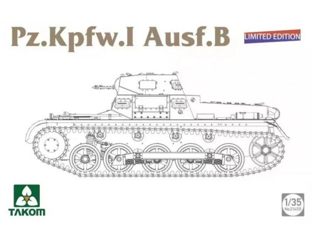 TAKOM 1/35 2145B Pz.Kpfw. I Ausf. B Limited Edition