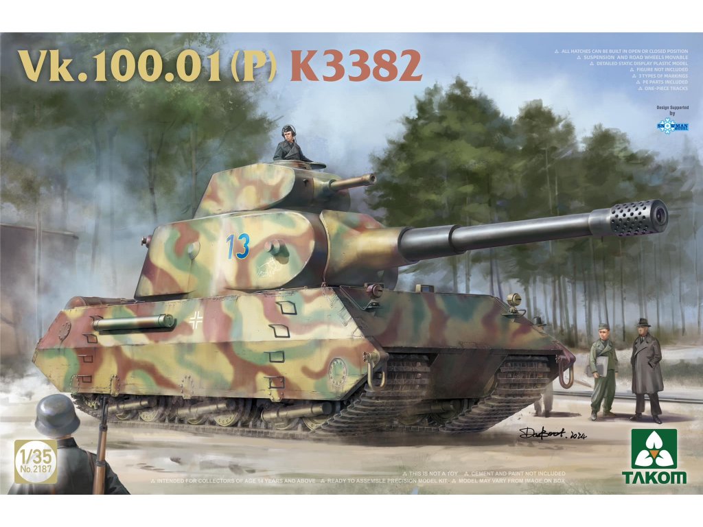 TAKOM 1/35 2187 Vk.100.01 (P) K3382