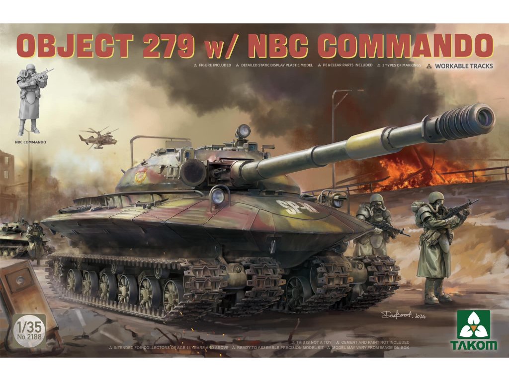 TAKOM 1/35 2188 Object 279 w/ NBC Commando