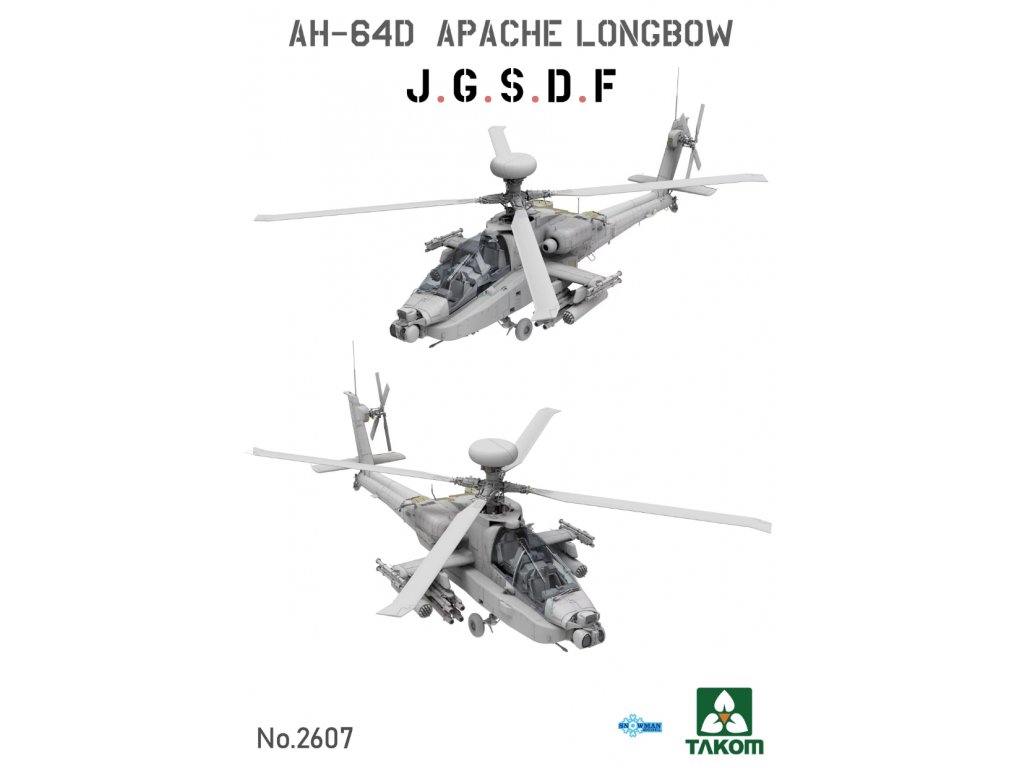 TAKOM 1/35 AH-64D Apache Longbow Attack Helicopter J.G.S.D.F.