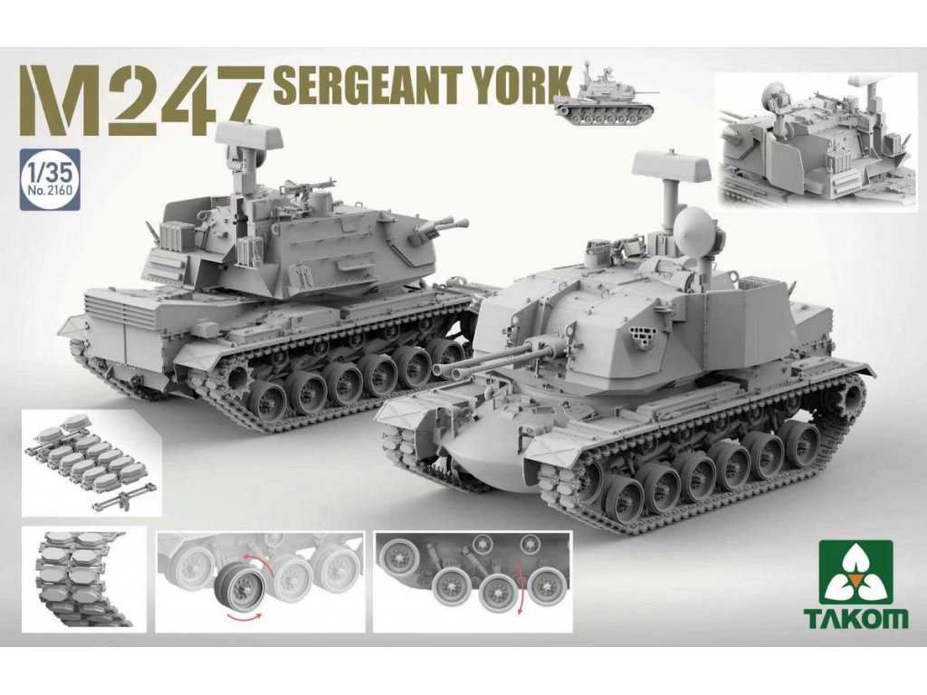 TAKOM 1/35 M247 Sergeant York