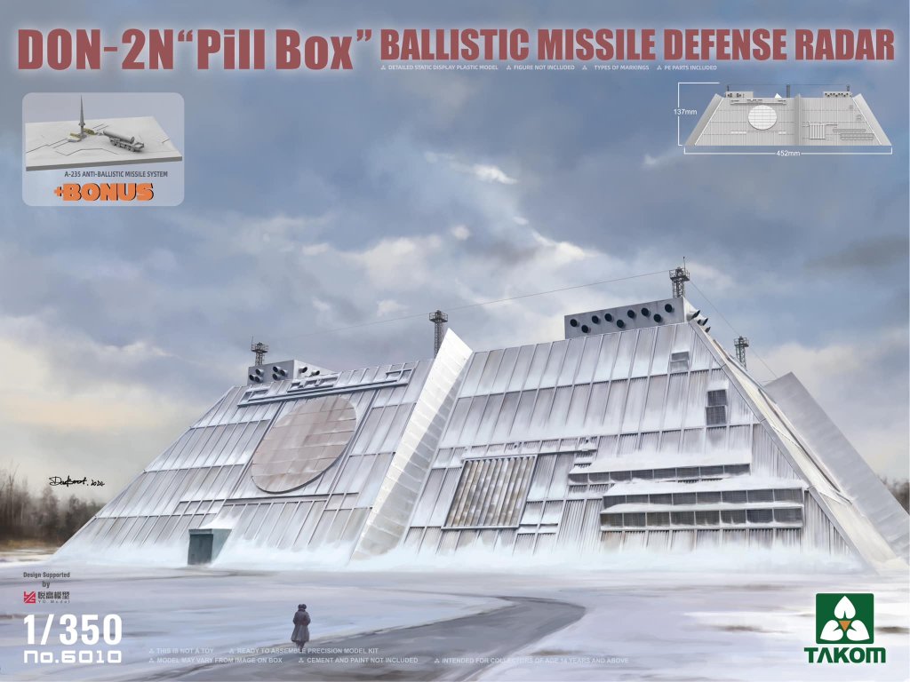 TAKOM 1/350 DON-2N "Pill Box" Ballistic Missile Defence Radar