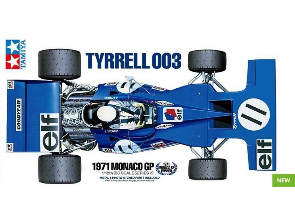 TAMIYA 1/12 Tyrrell 003 1971 Monaco Gp