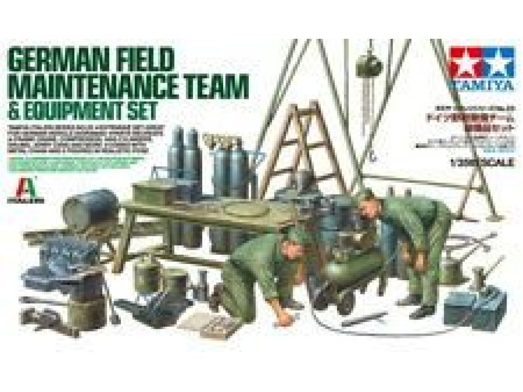 TAMIYA 1/35 German Field Team/Eqpt.